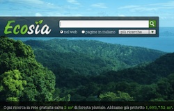 ecosia motore di ricerca salva foresta pluviale